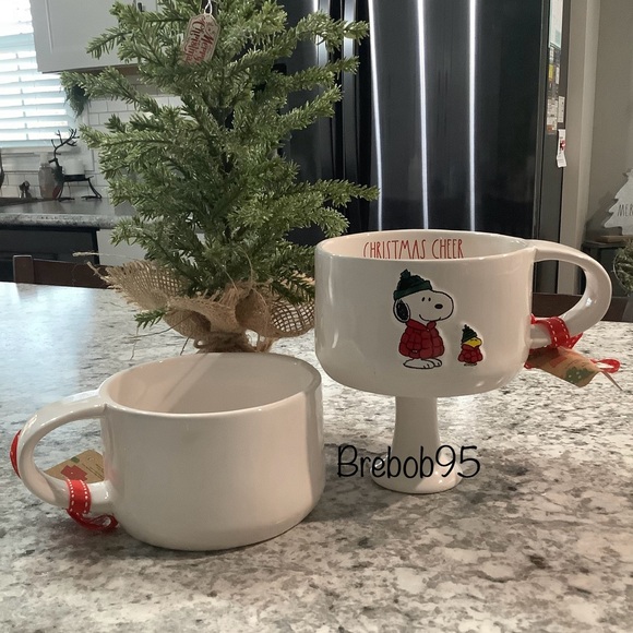 Rae Dunn CHRISTMAS CHEER Soup bowls - set of 2 - Picture 4 of 4